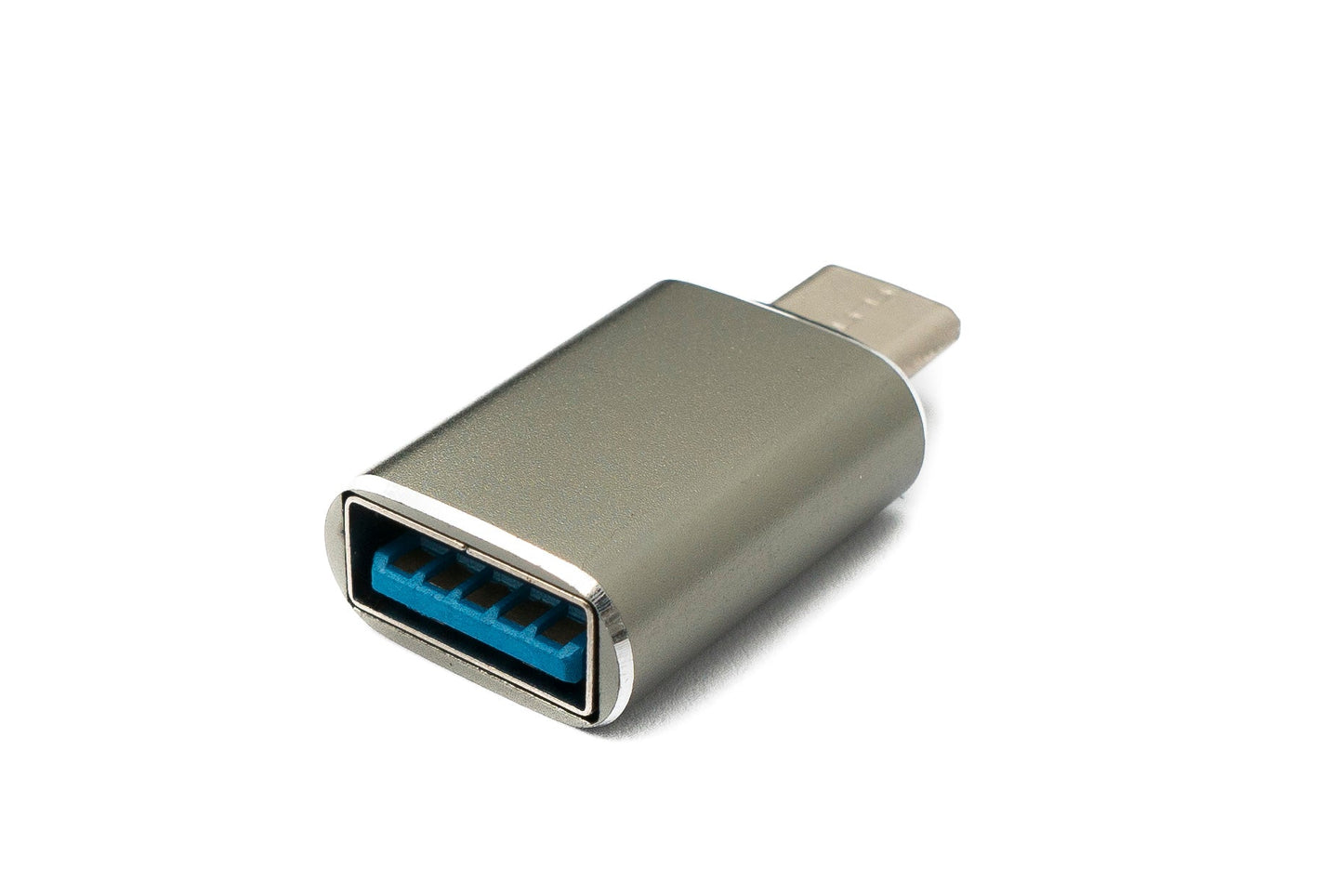 SYSTEM-S USB 3.1 millistykki af gerðinni C karlkyns í 3.0 A kvenkyns 5 Gbit/s 100W í antrasít
