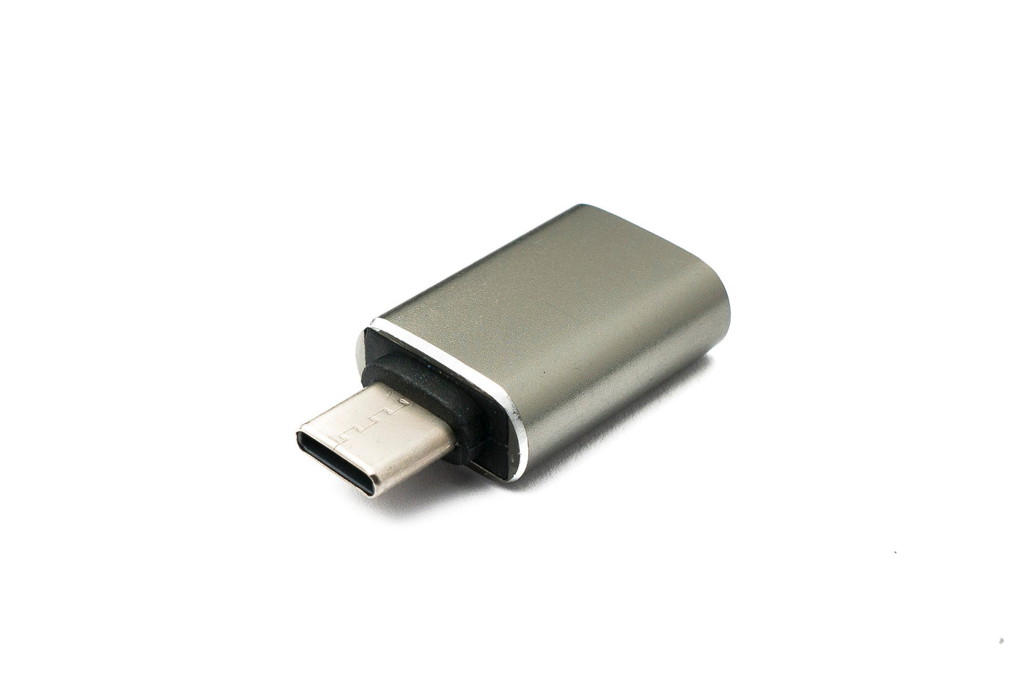 SYSTEM-S USB 3.1 millistykki af gerðinni C karlkyns í 3.0 A kvenkyns 5 Gbit/s 100W í antrasít