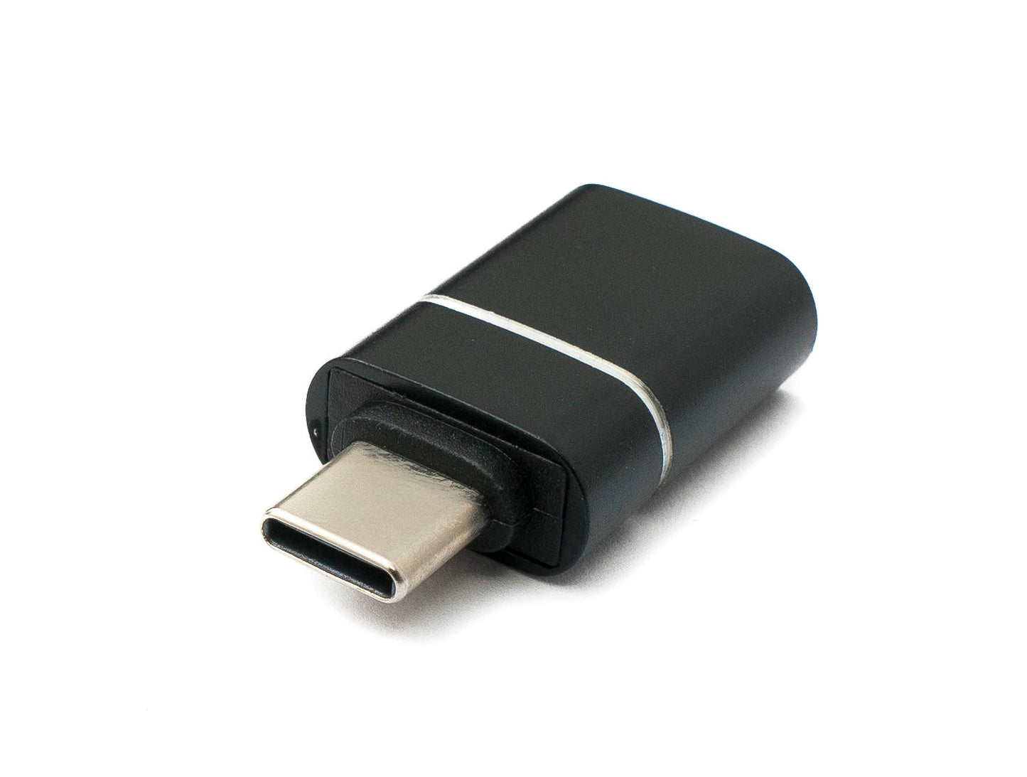 SYSTEM-S USB 3.1 Adapter Type C Male to 3.0 A Female 5 Gbit/s 100W in Black White