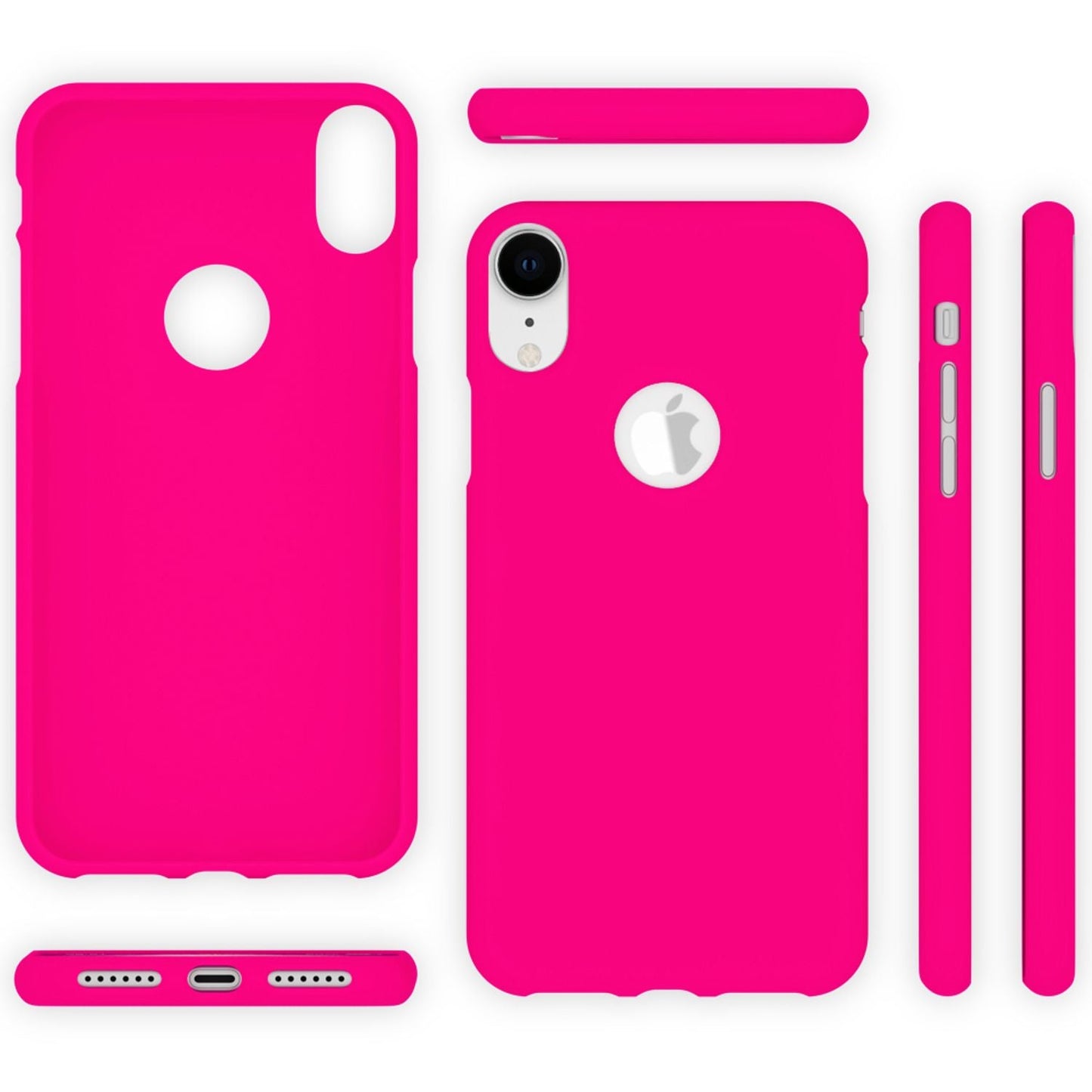 NALIA símahulstur fyrir Apple iPhone XR, ofurþunnt sílikon neon hulstur