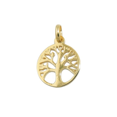 Pendant 12mm Tree of Life 9Kt GOLD
