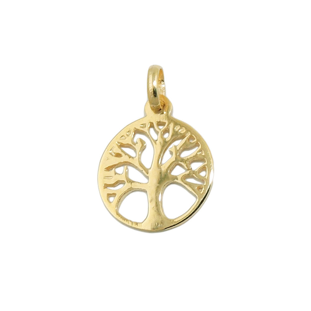 Pendant 12mm Tree of Life 9Kt GOLD