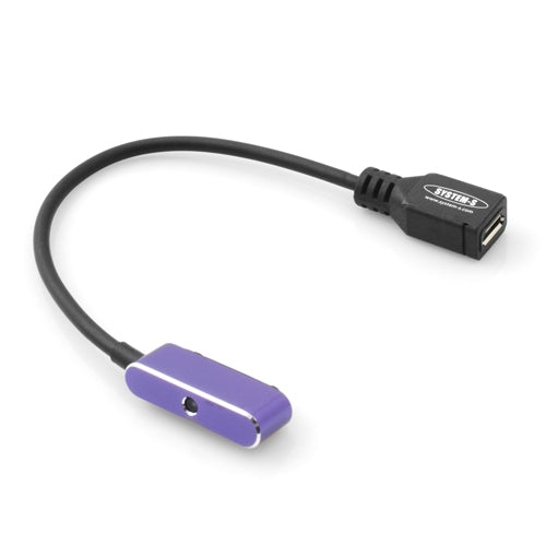 System-S Micro USB í segultengi hleðslusnúra Segultengi með LED vísi fyrir Sony Xperia Z1 Xperia Z2 Compact Fjólublátt