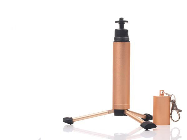 System-S Mini Tripod Holder Tripod Keychain for Smartphones and Cameras