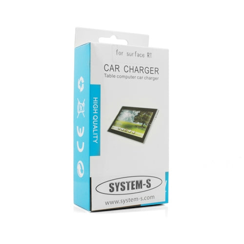 System-S KFZ Netzteil Auto Ladegerät für Microsoft Surface Surface 2 Pro Pro 2