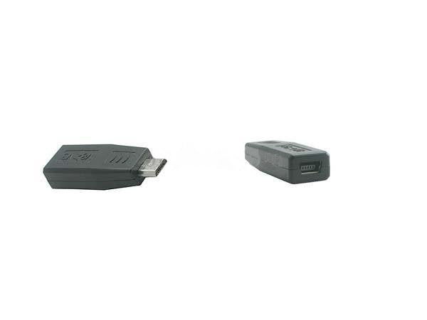 System-S millistykki Mini USB í Micro USB millistykki