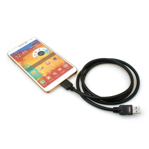 System-S Micro USB 3.0 cable data cable and charging cable 100 cm
