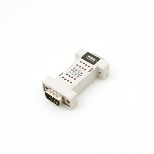 RS232 to RS232 Tester diagnostic tool (approx. 1.8 x 3.4 x 6.4 cm) with LED light display