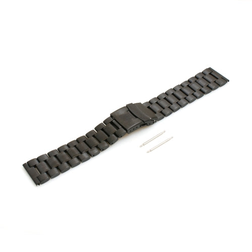 System-S 22 mm varaarmband úr ryðfríu stáli, 17,5 cm, fyrir Samsung Galaxy Gear R380 R381 R382