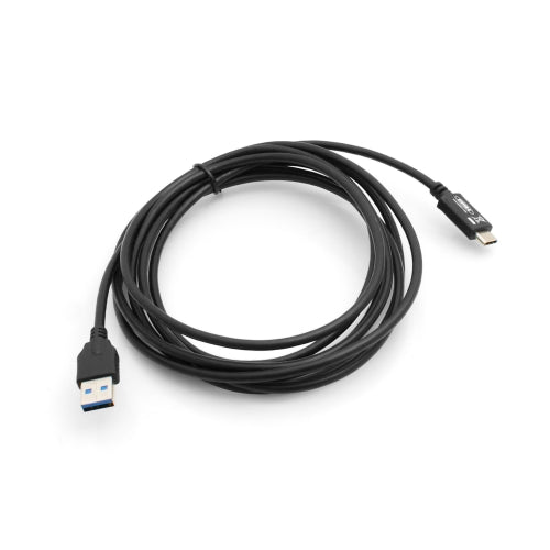 System-S USB A 3.0 karlkyns í USB 3.1 Tegund C karlkyns framlengingarsnúra, 3 metrar
