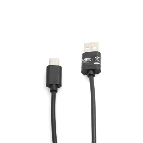 System-S USB 3.1 Type C to USB 2.0 Male Data Cable Charging Cable 80 cm