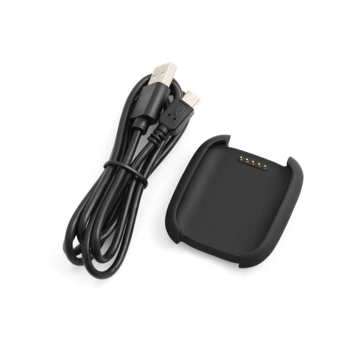 SYSTEM-S USB 2.0 snúra, 80 cm hleðslusnúra fyrir Asus Zen Watch snjallúr, svört