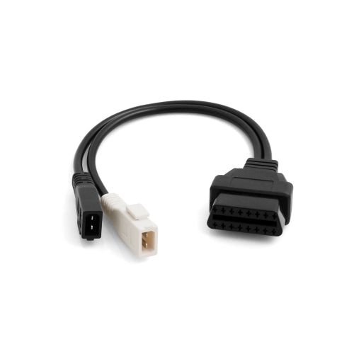 SYSTEM-S 2x2 2 pinna í 16 pinna OBD2 kvenkyns snúra Greiningarsnúra fyrir VW, AUDI, Skoda