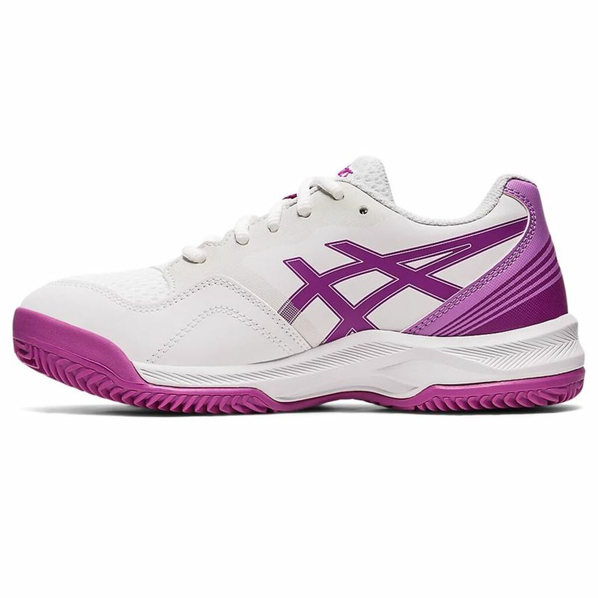 Asics Gel-Padel Pro 5 Kinder-Sportschuhe in Pink/Weiß