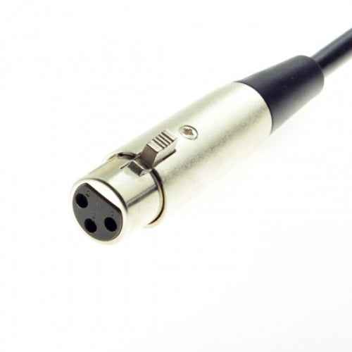 SYSTEM-S USB A (karlkyns) í 3 pinna XLR (kvenkyns) hljóðnematengingarsnúra