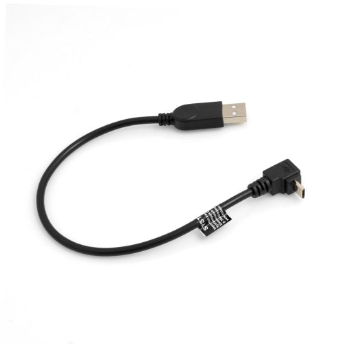 SYSTEM-S Micro USB 90° upward angled cable adapter data cable charging cable 27 cm