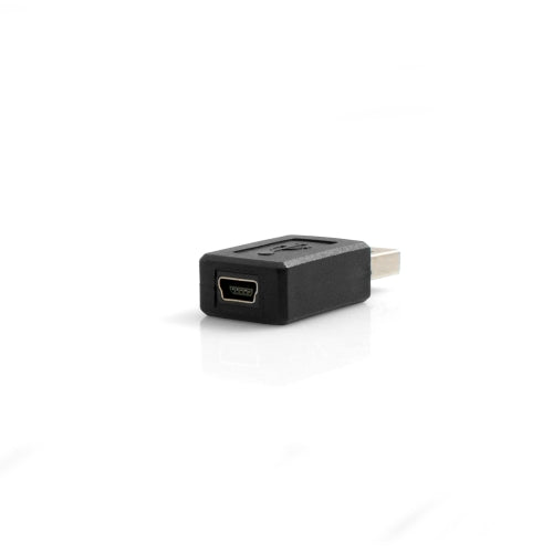 SYSTEM-S OTG millistykki USB A karlkyns í Mini USB kvenkyns millistykki tengi Kapall fyrir hýsingu á ferðinni