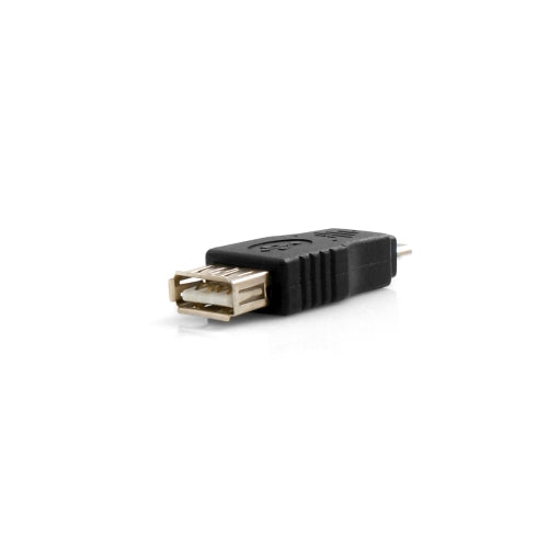 SYSTEM-S Micro USB karlkyns í USB gerð A kvenkyns OTG millistykki fyrir ferðina
