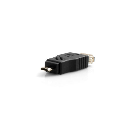 SYSTEM-S Micro USB karlkyns í USB gerð A kvenkyns OTG millistykki fyrir ferðina
