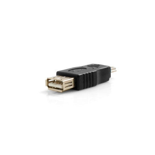 SYSTEM-S OTG millistykki USB A hýsingarinntak í Mini USB karlkyns millistykki fyrir hýsingarsnúru á ferðinni