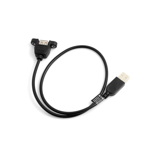 SYSTEM-S USB A karlkyns í USB A kvenkyns tengi fyrir spjaldtengingu, framlengingarsnúra
