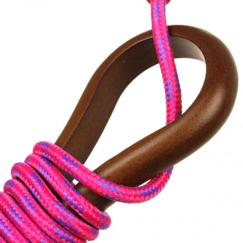 SYSTEM-S Real Wood Cable Manager Wrap Cable Winder Cable Protector for Headphones made of Walnut Wood Size Large