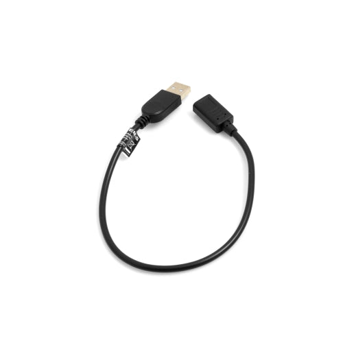 SYSTEM-S USB 3.1 Tegund C kvenkyns í USB A 2.0 karlkyns gagnasnúra hleðslusnúra 33 cm