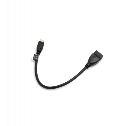 SYSTEM-S OTG Host USB 3.1 Type C male to USB A 3.0 female On The Go Host Adapter Cable Data Cable Charging Cable 25 cm