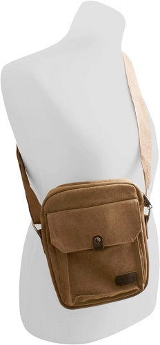 SYSTEM-S Tablet Universal Tasche Umhängetasche, 26 cm, Braun Umhängetasche