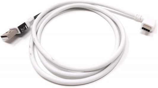 System-S USB 3.1 Type C 90° hallaður í USB 2.0 A snúru 100 cm
