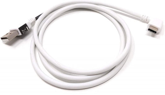 System-S USB 3.1 Type C 90° hallaður í USB 2.0 A snúru 200 cm