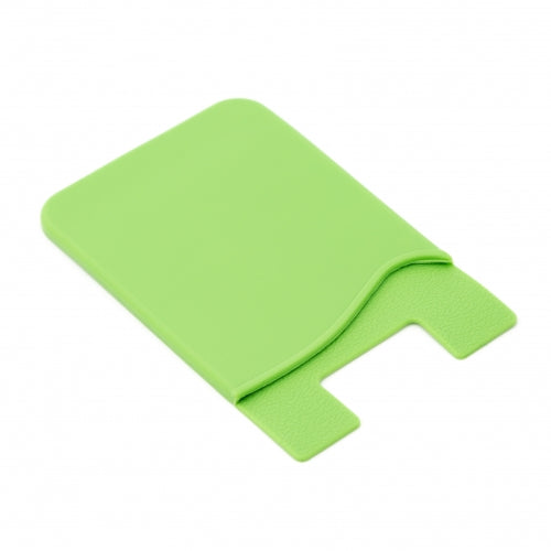 System-S 1x Smartphone Card Holder Silicone Case Card Case in Green