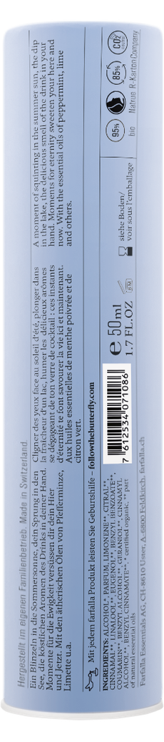 Sunshine, Natural Eau de Parfum, farfalla