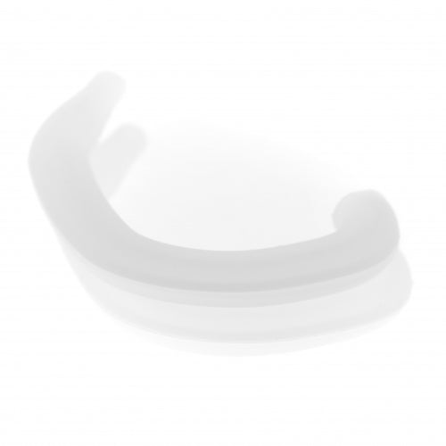 System-S 1 pair of silicone ear protection ear pads for masks in white
