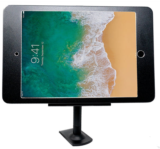 SYSTEM-S Stöngfesting með lásfestingu úr svörtu málmi fyrir iPad Pro 10.5"