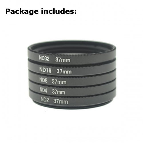 SYSTEM-S ND síusett 37 mm Hlutlaus þéttleikasía Grá sía skrúfanleg fyrir ljósmyndun