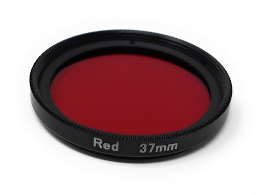 SYSTEM-S Color Filter Red 37 mm Thread Screw-on Filter for Photography