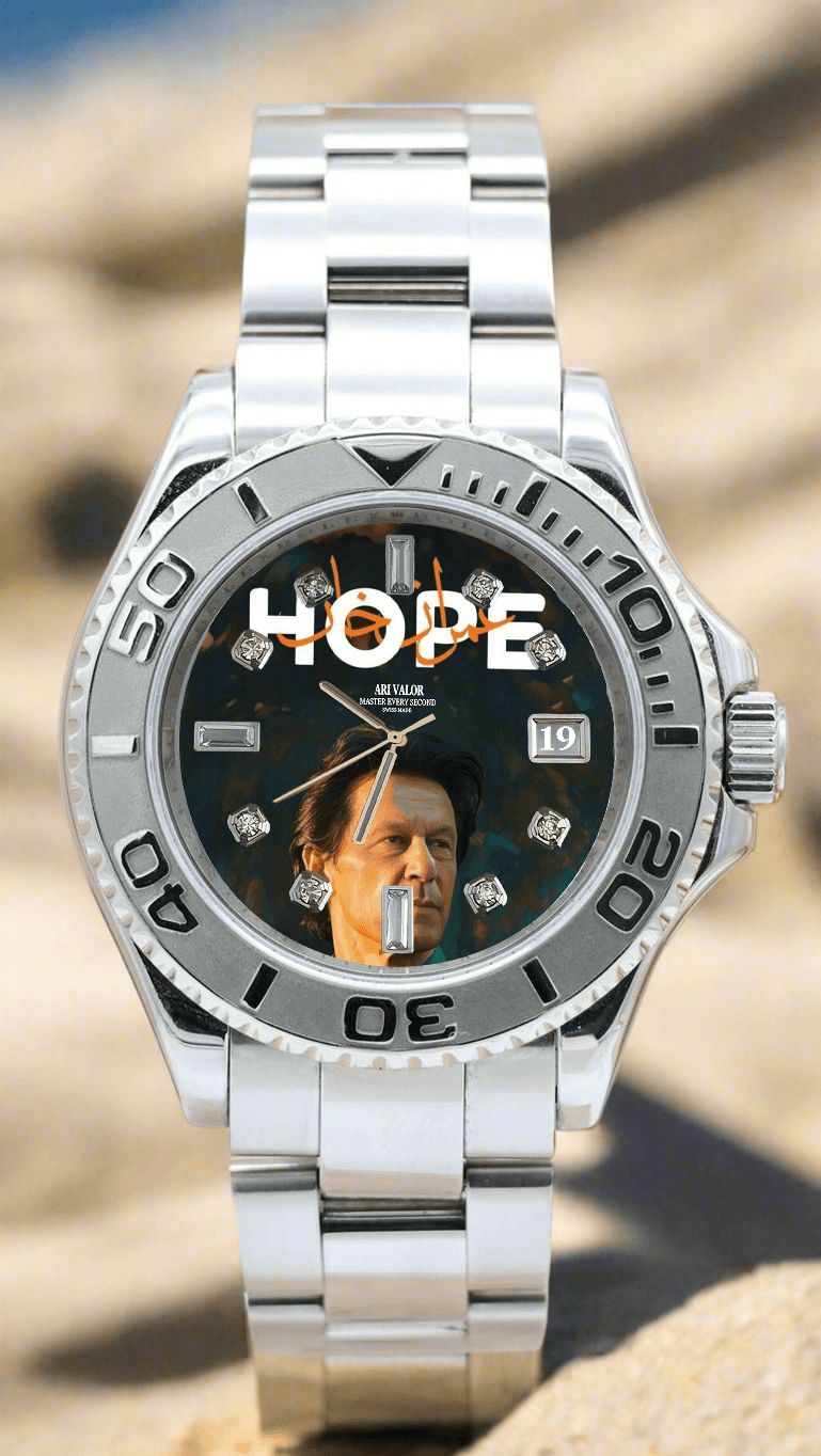 IMRAN KHAN,Valor watches stainless steel case