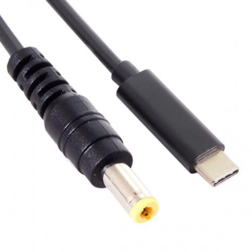 SYSTEM-S USB 3.1 snúra 145 cm Type C tengi í DC 20 V 5,5 x 1,1 mm tengi