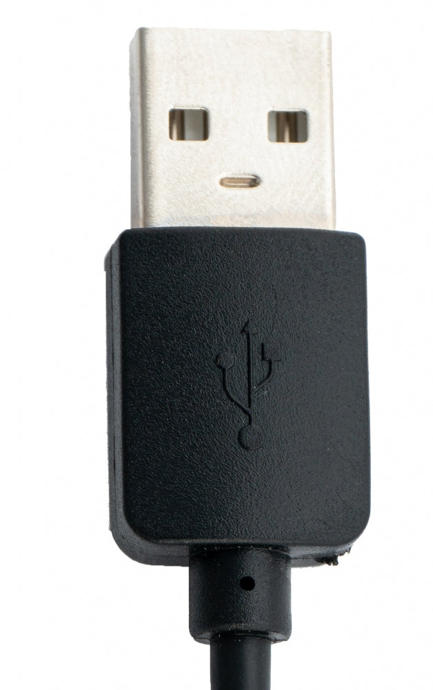 SYSTEM-S hljóðnemi með USB 2.0 tengingu og 360° upptökusvæði í svörtu fyrir tölvur