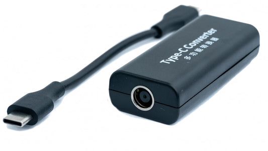 SYSTEM-S USB 3.1 millistykki af gerðinni C kvenkyns í DC 20 V 7,9 x 5,5 mm kvenkyns hleðslusnúra