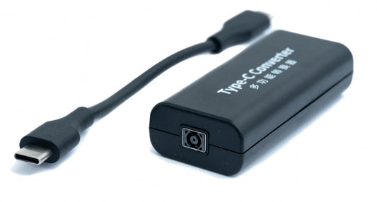 SYSTEM-S USB 3.1 millistykki af gerðinni C kvenkyns í DC 20 V 4,5 x 3,0 mm kvenkyns hleðslusnúra