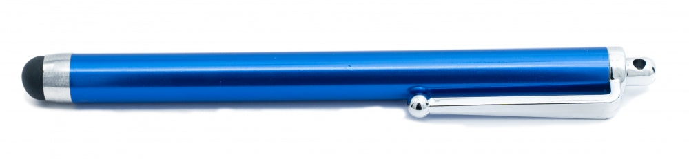 SYSTEM-S Touchpen Stylus in blue made of aluminum for tablet smartphone laptop