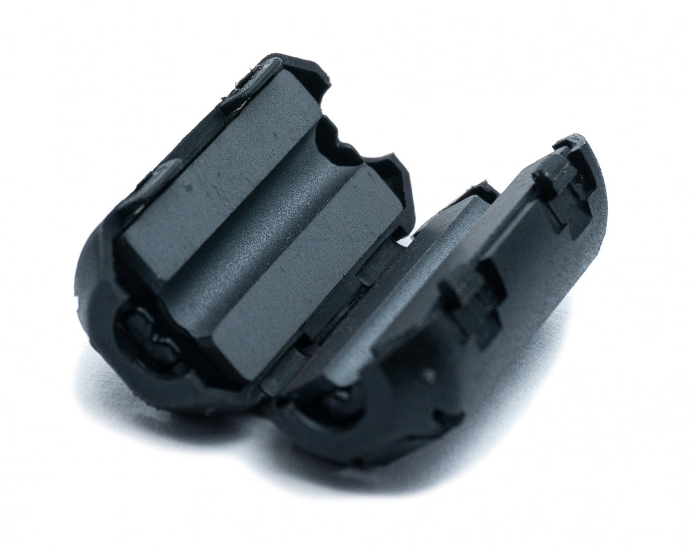 SYSTEM-S 5x Ferrítkjarni 9 mm Ø klofinn ferrít toroidal kjarna slíður bylgjusía fyrir kapal