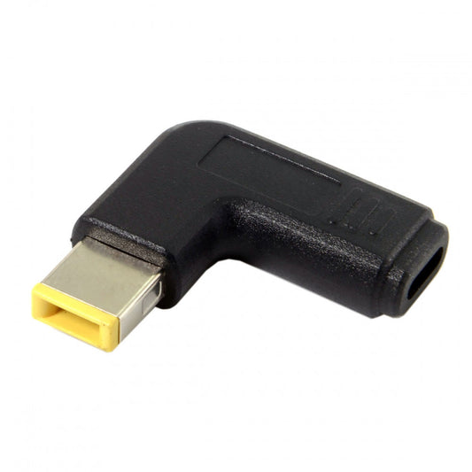 SYSTEM-S USB 3.1 adapter type C female to Rectangle 11.0 x 4.5 mm male with angled cable