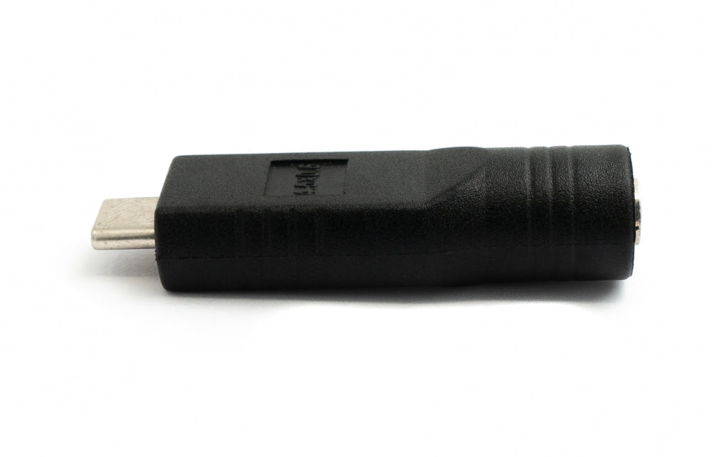 SYSTEM-S USB 3.1 Adapter Type C Male to DC 20 V 4.5 x 0.6 mm Male Cable in Black