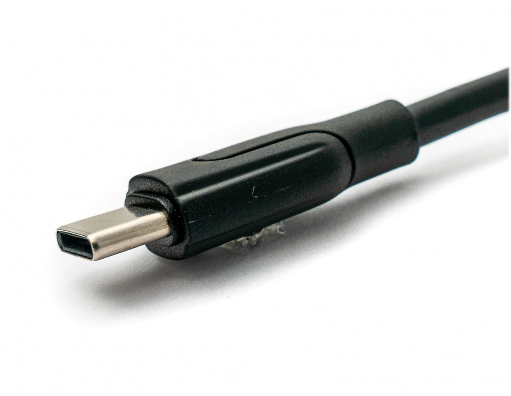 SYSTEM-S USB 3.1 snúra 1 m Type C tengi í 3.0 Type A tengi í svörtu