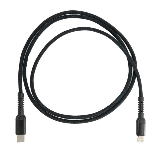 SYSTEM-S USB 3.1 cable 1 m Type C male to 8 pin male braided black