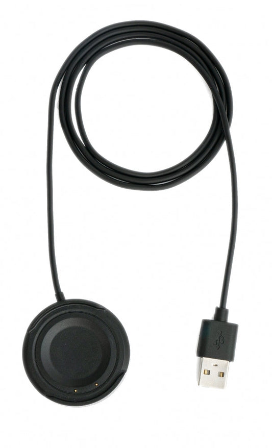 SYSTEM-S USB 2.0 snúra 100 cm hleðslustöð fyrir Vivo Watch snjallúr 42 mm í svörtu