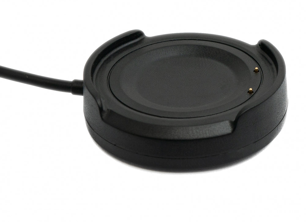 SYSTEM-S USB 2.0 snúra 100 cm hleðslustöð fyrir Vivo Watch snjallúr 42 mm í svörtu